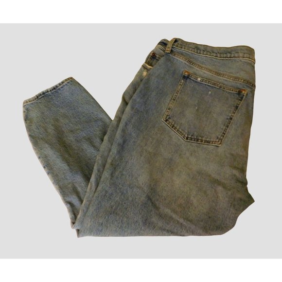 Abercrombie Fitch Jeans The Skinny 36 Short Blue Denim Destroyed Distressed NEW - Picture 11 of 12